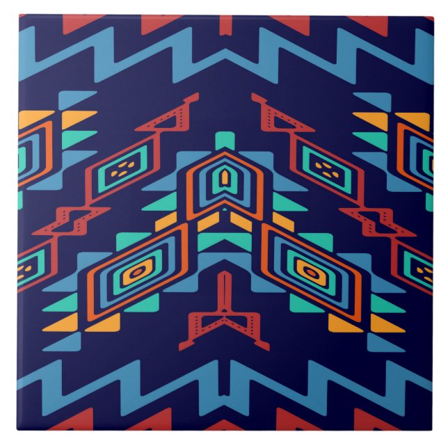 Abstrakte Formen Fliese (Vorderseite)