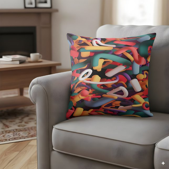 Abstrakte Formen Kissen (Von Creator hochgeladen)