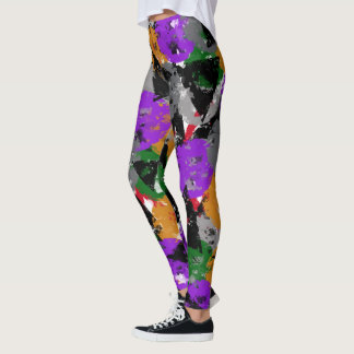 Abstrakte Formen künstlerisch Leggings