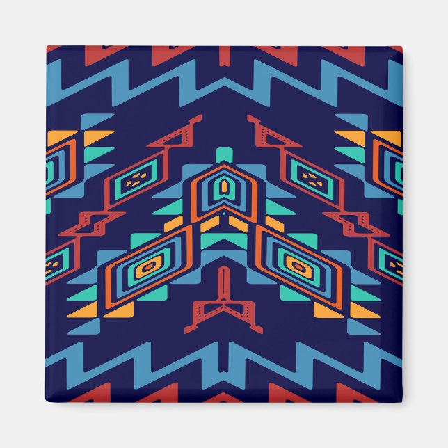 Abstrakte Formen Magnet (Vorne)