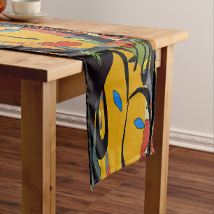 Abstrakte Formen, Matisse-Stil, Hinzufügen von Tex Kurzer Tischläufer