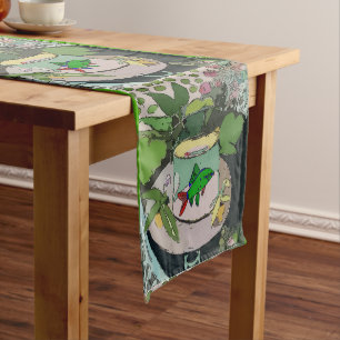 Abstrakte Formen, Matisse Style, Text hinzufügen, Mittelgroßer Tischläufer