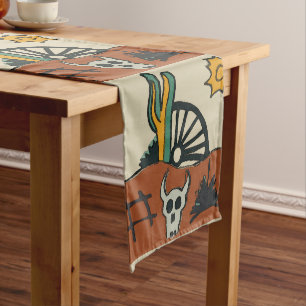 Abstrakte Formen, Matisse Style, Text hinzufügen, Mittelgroßer Tischläufer