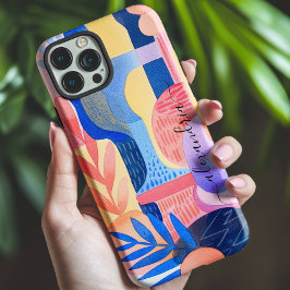 Abstrakte Formen mit Namen Case-Mate iPhone Hülle