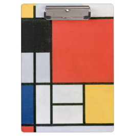 Abstrakte Formen Mondrian Klemmbrett