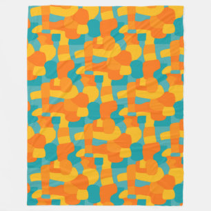 Abstrakte Formen Mosaik 310722 Fleecedecke