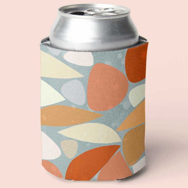 Abstrakte Formen Orange Dosenkühler (Von Creator hochgeladen)