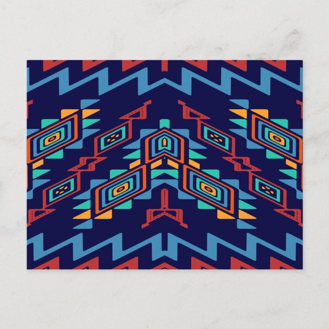 Abstrakte Formen Postkarte (Vorderseite)