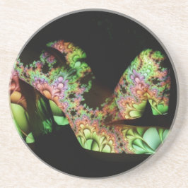 Abstrakte Formen Sandstein Untersetzer