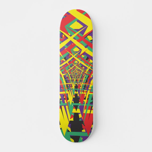 Abstrakte Formen Skateboard (Vorne)