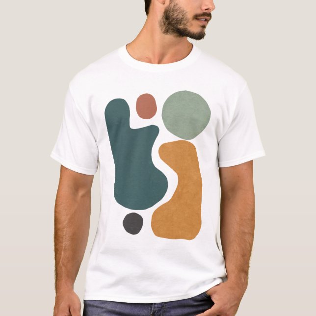 Abstrakte Formen T-Shirt (Vorderseite)