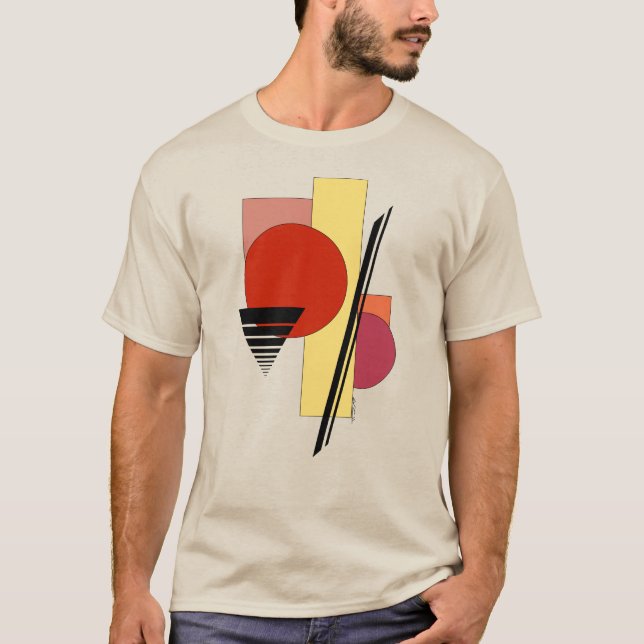 Abstrakte Formen T-Shirt (Vorderseite)