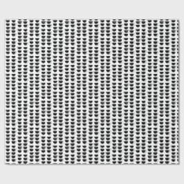 Abstrakte Formen - Umschlagpapier für Schwarzweiß Geschenkpapier