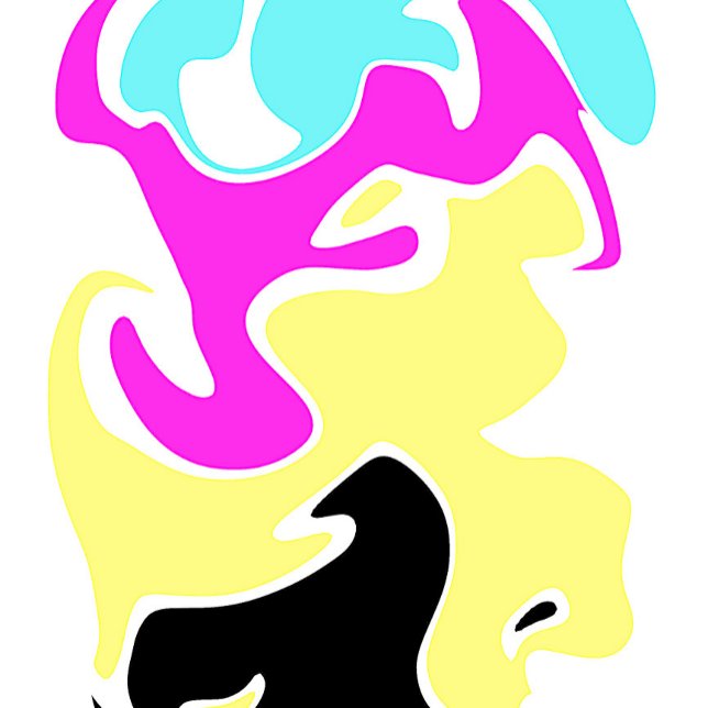 abstrakte Formen und Pfeil Skateboard (Von Creator hochgeladen)