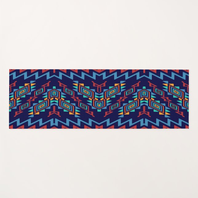 Abstrakte Formen Yogamatte (Vorderseite (Horizontal))