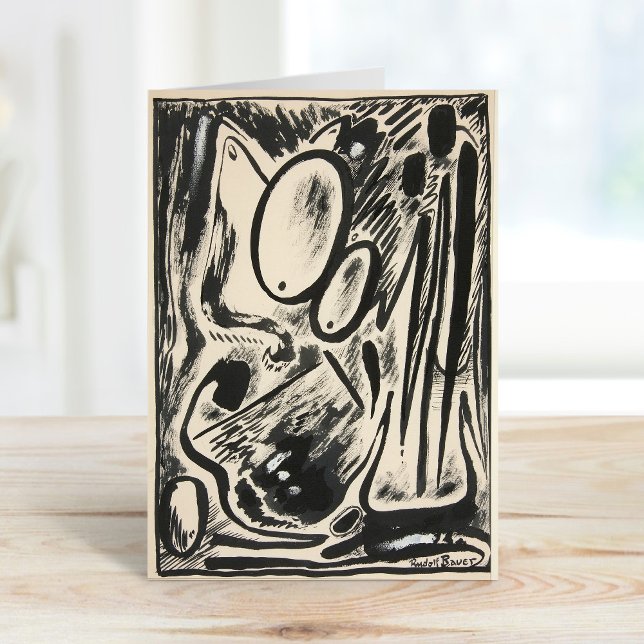 Abstrakte Formulare | Rudolf Bauer Karte (Von Creator hochgeladen)