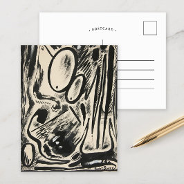 Abstrakte Formulare | Rudolf Bauer Postkarte