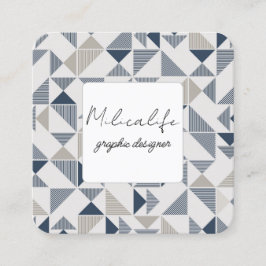 Abstrakte Formulare, Visitenkarte für Social Media