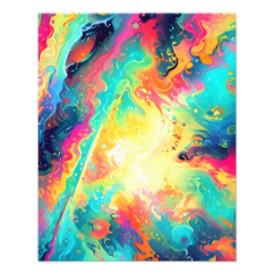 Abstrakte Fraktal-Textur Fotodruck