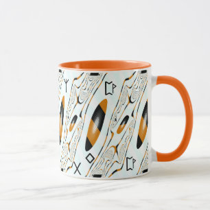 Abstrakte fraktale geometrische moderne Kunst Tasse