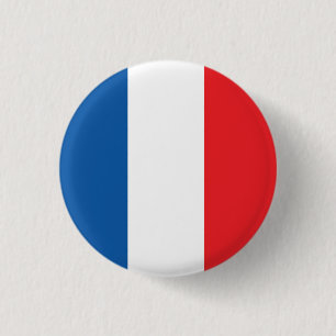Abstrakte französische Flagge, französische Farb Button