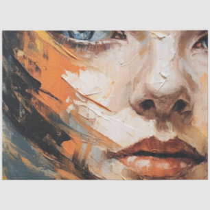 Abstrakte Frau II Tissue-Papier Seidenpapier