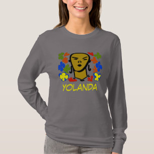 Abstrakte Frau, personalisieren T-Shirt