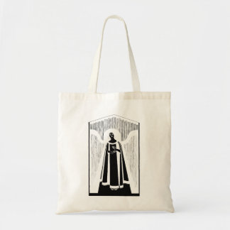 Abstrakte Frau Zeichnung Kunst Vintage Minimalisti Tragetasche