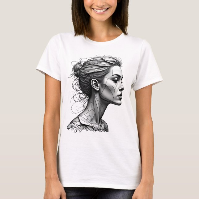 Abstrakte Frauen T-Shirt (Vorderseite)