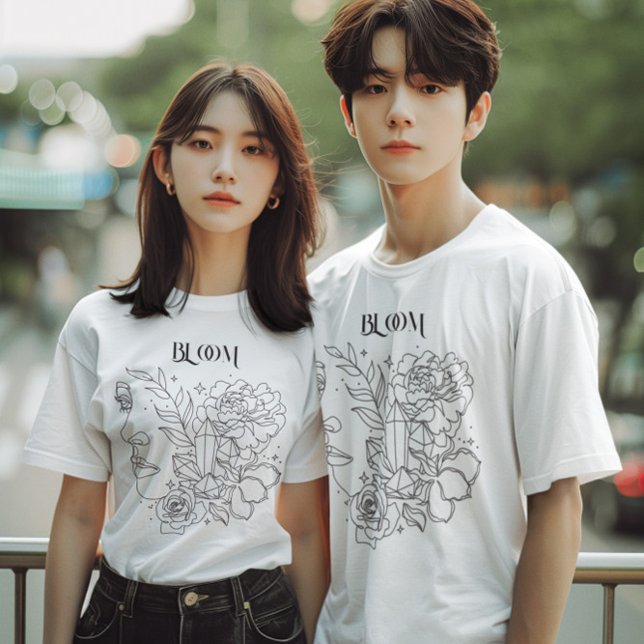 Abstrakte Fraueninsel Kunst, Böhmen T-Shirt (Von Creator hochgeladen)