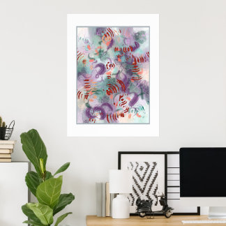 Abstrakte Freude Poster