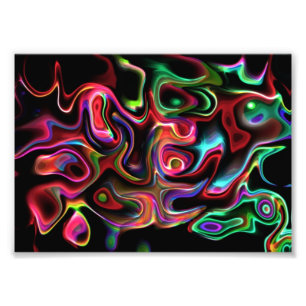 Abstrakte Funky 90 Fotodruck