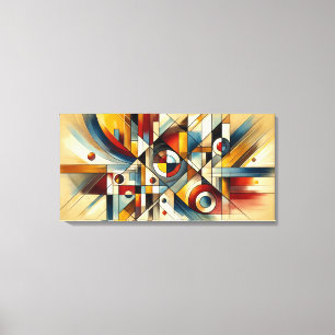 Abstrakte Fusion - limitierte Edition Art Piece Leinwanddruck