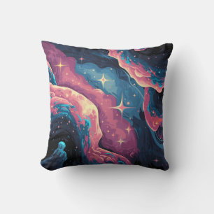 Abstrakte Galaxienstars und Nebulae-Kissen Kissen
