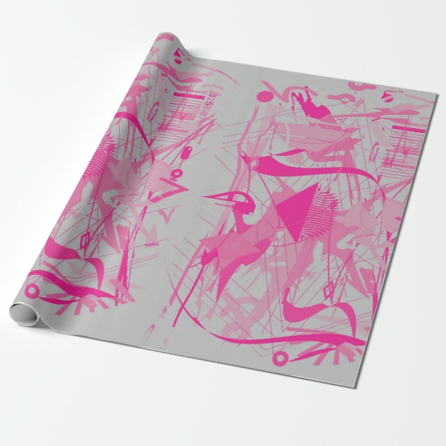 abstrakte Galaxis Geschenkpapier (Ungerollt)
