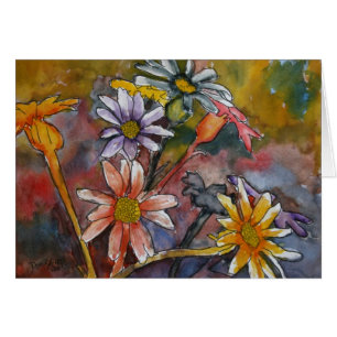 abstrakte Gänseblümchen-Blumen