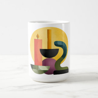 Abstrakte Geburtstagsfeier Kaffeetasse