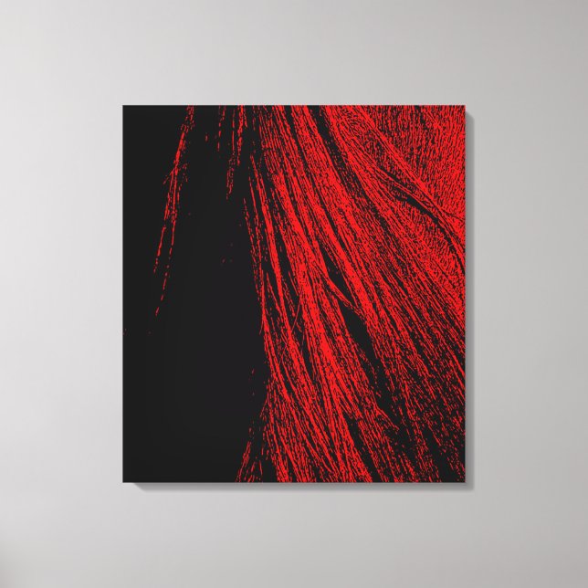 Abstrakte, gekrempelte Leinwand (Vorderseite)