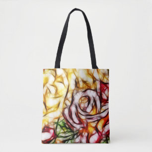 Abstrakte gelbe Lichtrose künstlerischer floraler
