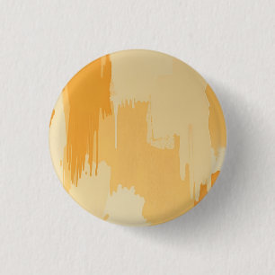 Abstrakte gelbe und cremige Pinselstriche Button