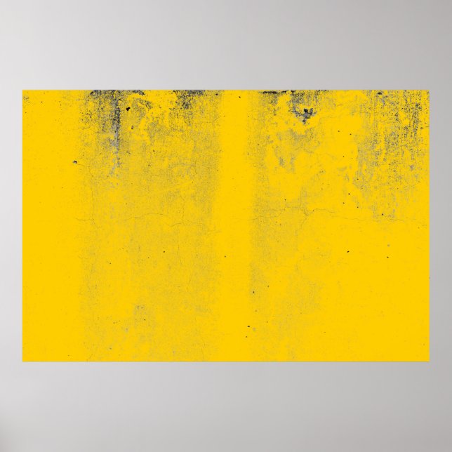 Abstrakte gelbe Zementstruktur und b Poster (Vorne)