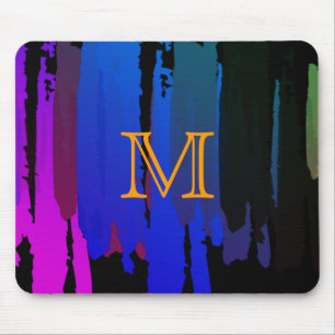 Abstrakte gemalte Wasserfarbe-Spritzer-Kunst Vinta Mousepad