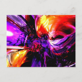 Abstrakte gemischte Gefühl Postkarte