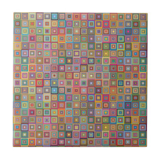 Abstrakte Gemusterte Keramik im Mittelalter Fliese