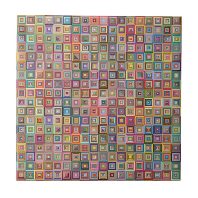 Abstrakte Gemusterte Keramik im Mittelalter Fliese (Vorderseite)