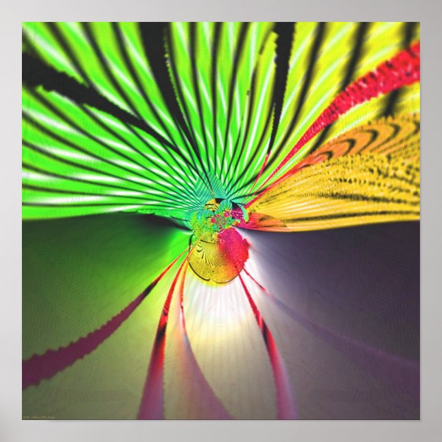 Abstrakte Geometrie 1.1a Poster (Vorne)