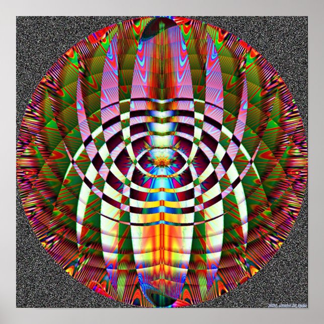 Abstrakte Geometrie 3.2b Poster (Vorne)