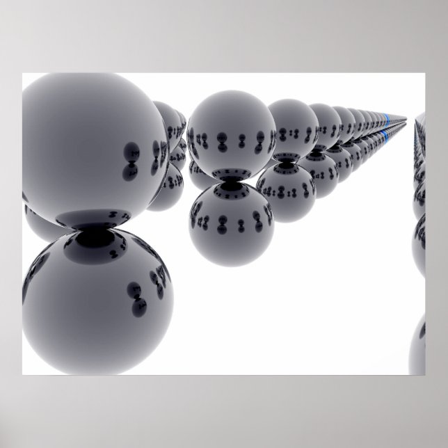 Abstrakte Geometrie A Poster (Vorne)