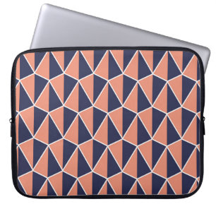 Abstrakte Geometrie: Art Deco Nahtlos Laptopschutzhülle