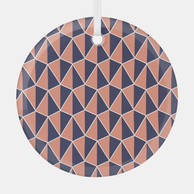 Abstrakte Geometrie: Art Deco Nahtlos Ornament Aus Glas (Vorderseite)